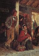 Erskine Nicol The Emigrants oil painting